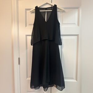 Trouvé Double Layer Shift Dress - Black